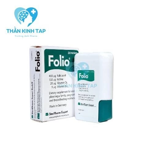 Folio - Hỗ trợ bổ sung acid cho phụ nữ mang thai